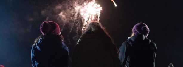 Fun with friends at Tring Fireworks 2018