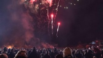 Enjoying Tring Fireworks in 2018